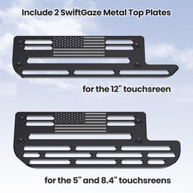 SwiftGaze clamp head detail showing adjustable grip for various phones