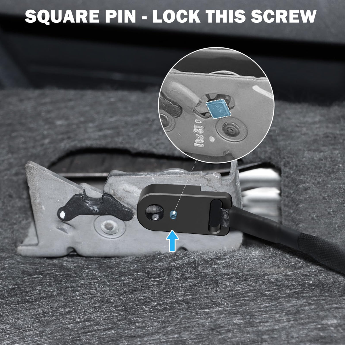 SwiftGaze installed on F150 rear seat demonstrating neat integration and access