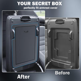 SwiftGaze magnetic lid detail demonstrating secure hidden storage benefit