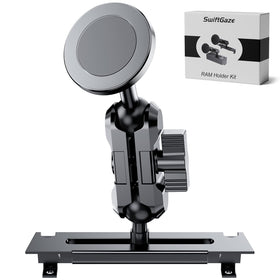 SwiftGaze packaging laid out with hardware and mounting components visible