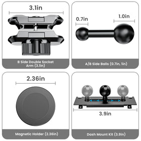 SwiftGaze beside smartphone to show compact size and scale in-cab