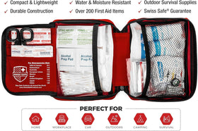 Swiss Safe close-up of bandages and gauze illustrating reliable wound care