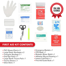 Swiss Safe close-up of assorted bandages demonstrating fast wound coverage