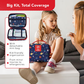 Swiss Safe cooling patches and bravery stickers to soothe and comfort children