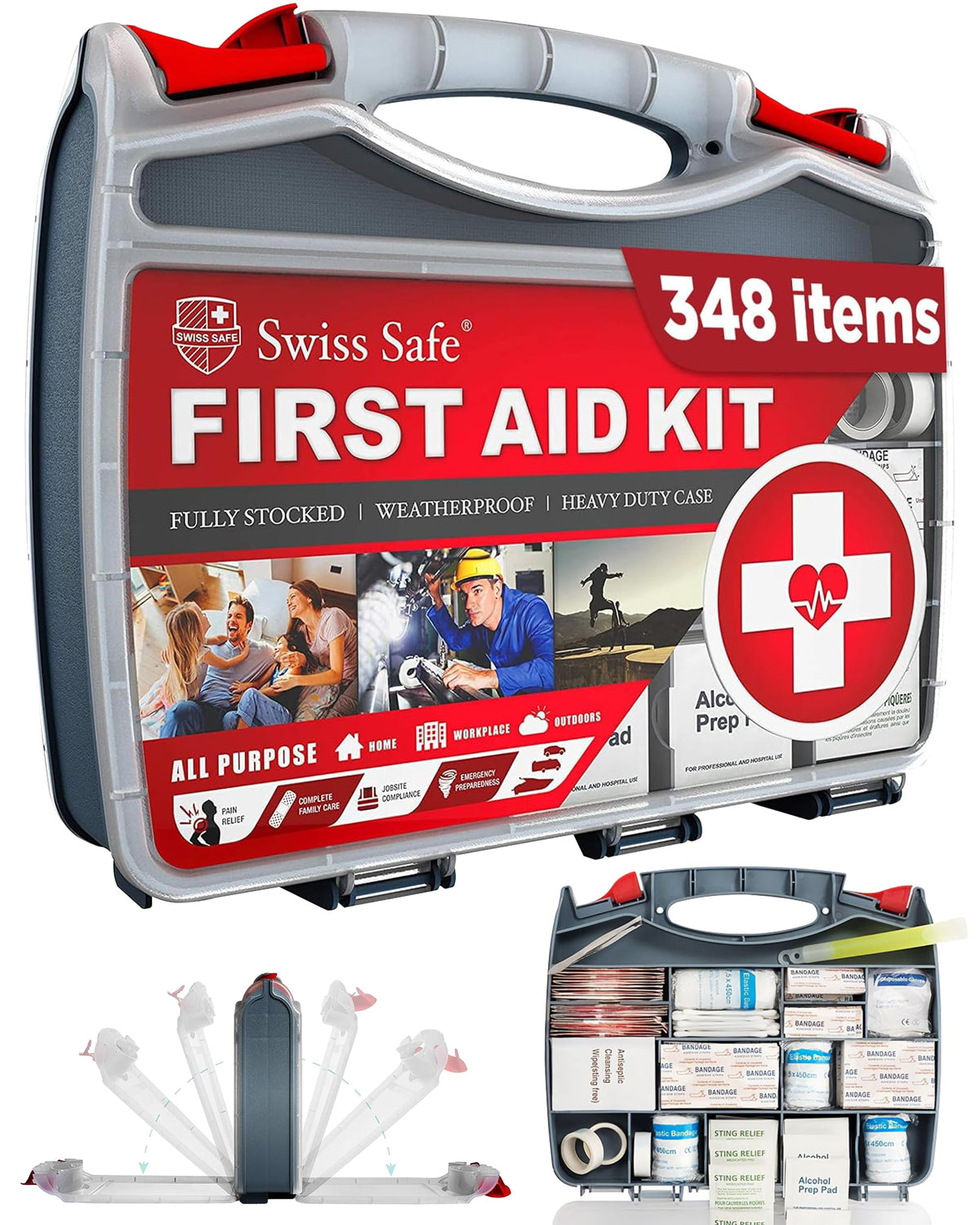 Swiss Safe hardcase front view showing durable protection and easy identification