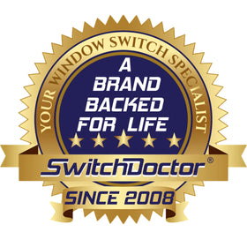 SWITCHDOCTOR master switch side profile showing contours for flush bezel fit