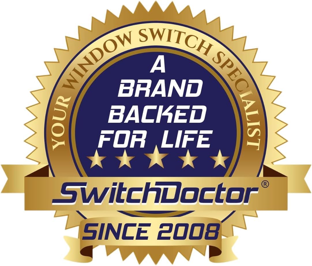 SWITCHDOCTOR switch seated in door bezel demonstrating exact fit