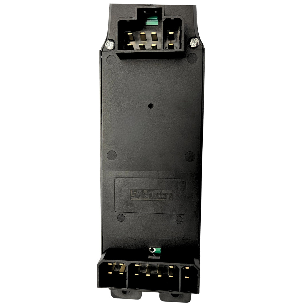SWITCHDOCTOR view of wiring connector detail showing plug compatibility benefit: easy plug-and-play