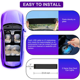 Swivelife Devil Eyes app and remote pictured controlling patterns for easy programming
