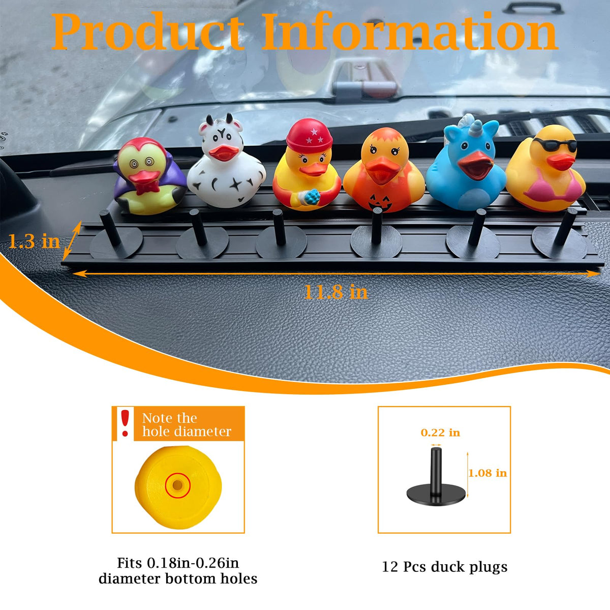 SWLOR duck bases fitted into plugs illustrating snug fit and anti-roll benefit