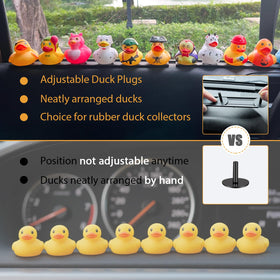 SWLOR holder installed on Jeep dashboard keeping ducks stable during drives