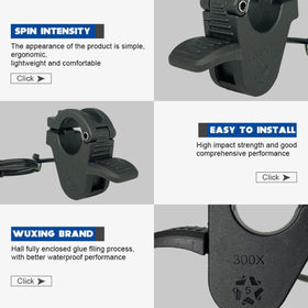 SWRXEarn 3-pin M8 connector and 12.2-inch cable showing plug-and-play convenience