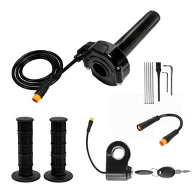 SWRXEarn front view of packaged full twist throttle showing complete kit benefits