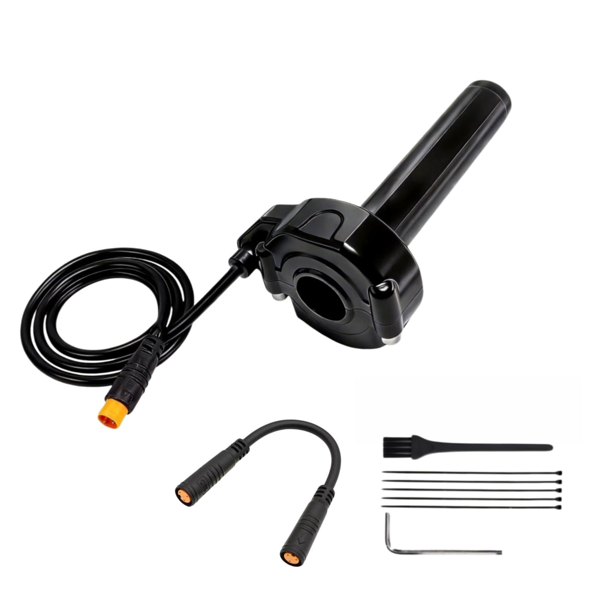 SWRXEarn front throttle view showing compact design and easy mount benefit
