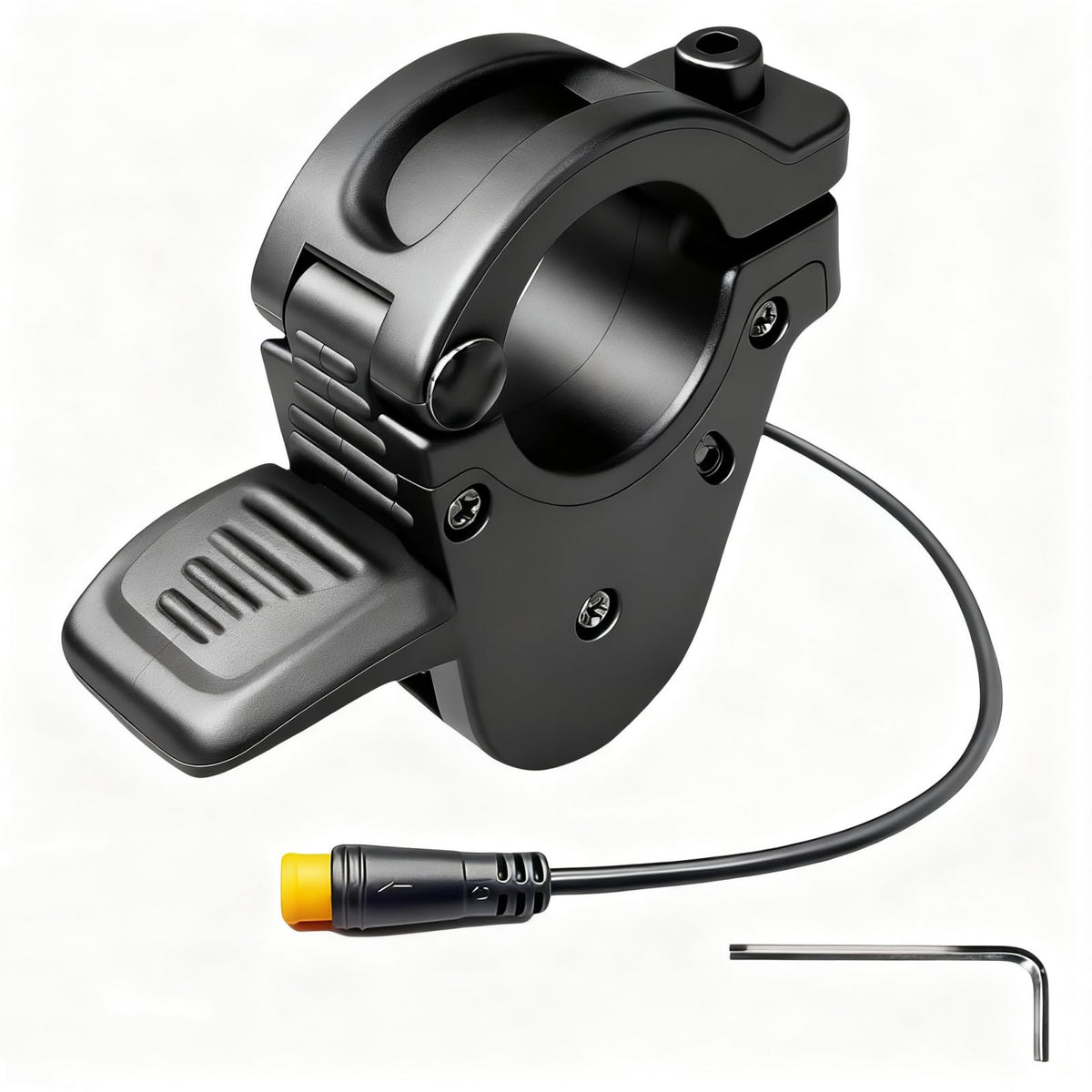 SWRXEarn front view mounted throttle showing compact control and quick install benefit