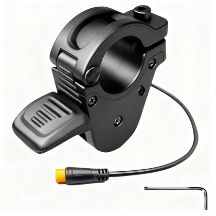 SWRXEarn front view mounted throttle showing compact control and quick install benefit