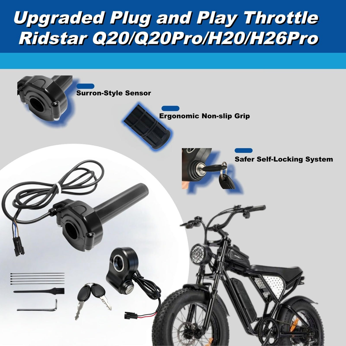 SWRXEarn Surron throttle on bike in rain, weather-resistant performance demonstrated