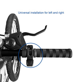 SWRXEarn throttle under light rain showing waterproof design for reliable performance
