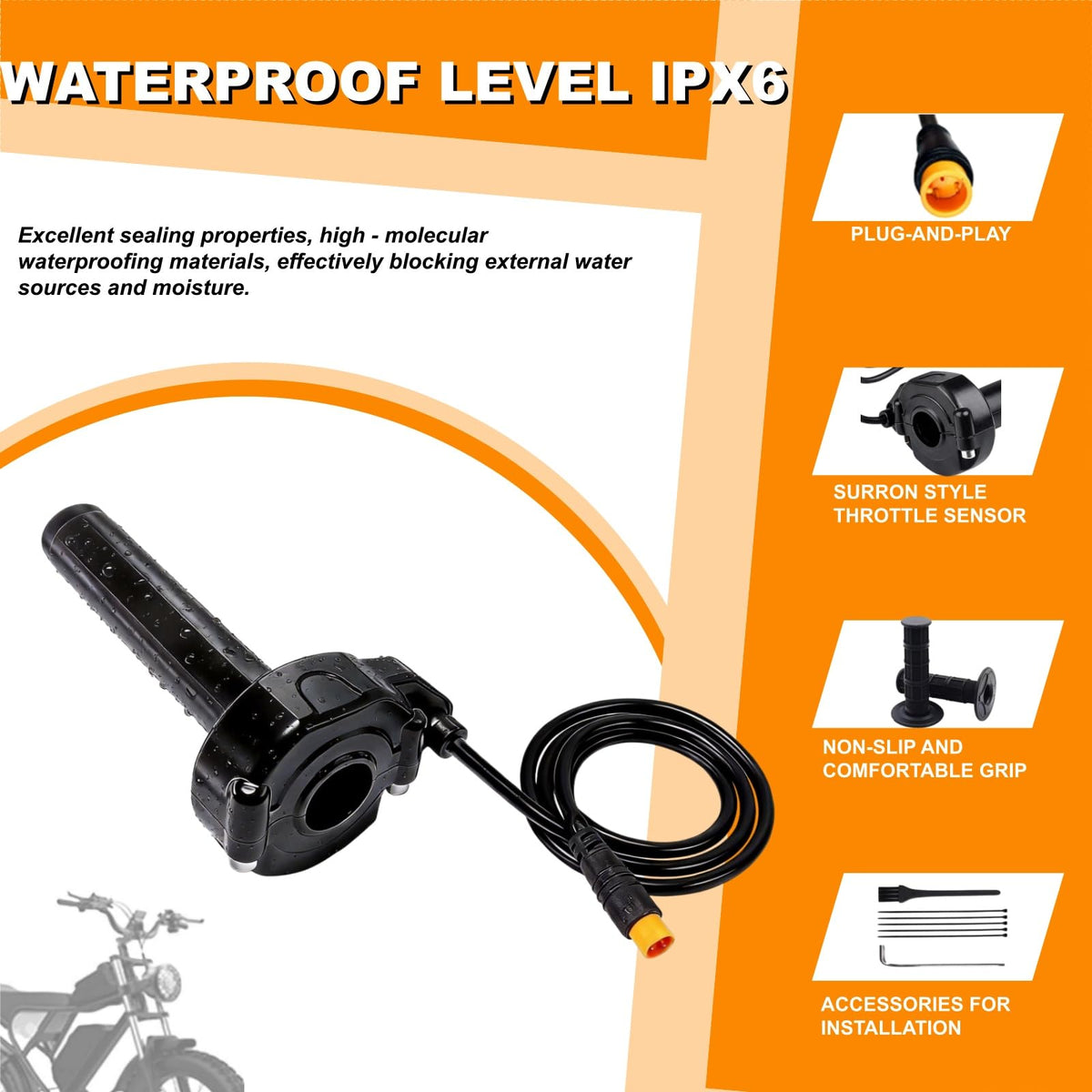 SWRXEarn 3-pin connector and wiring for fast plug-and-play installation
