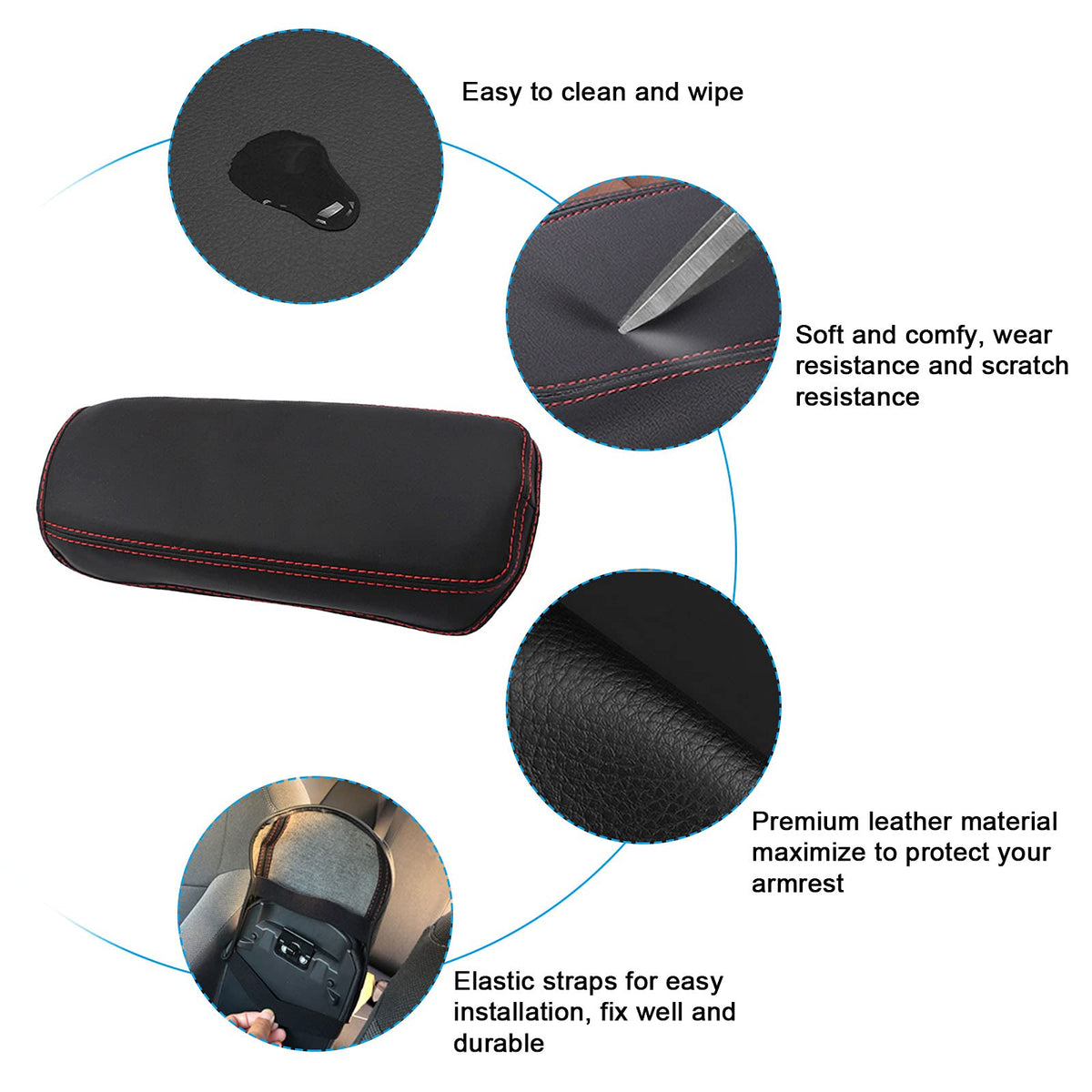 SXCY elastic back band detail showing secure, non-slip installation