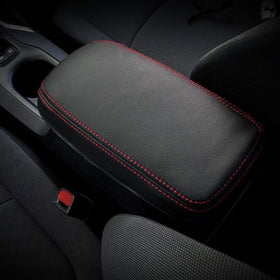 SXCY front view of armrest cover showing neat fit and improved cabin look