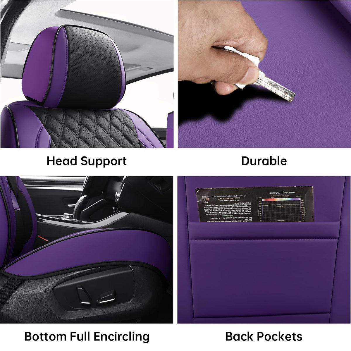 Sxikin rear seats full view demonstrating full five-seat coverage and protection