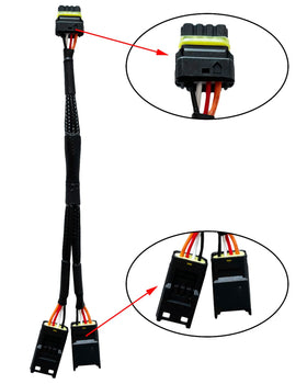 Sxqddz cable next to ruler showing compact size for tidy routing