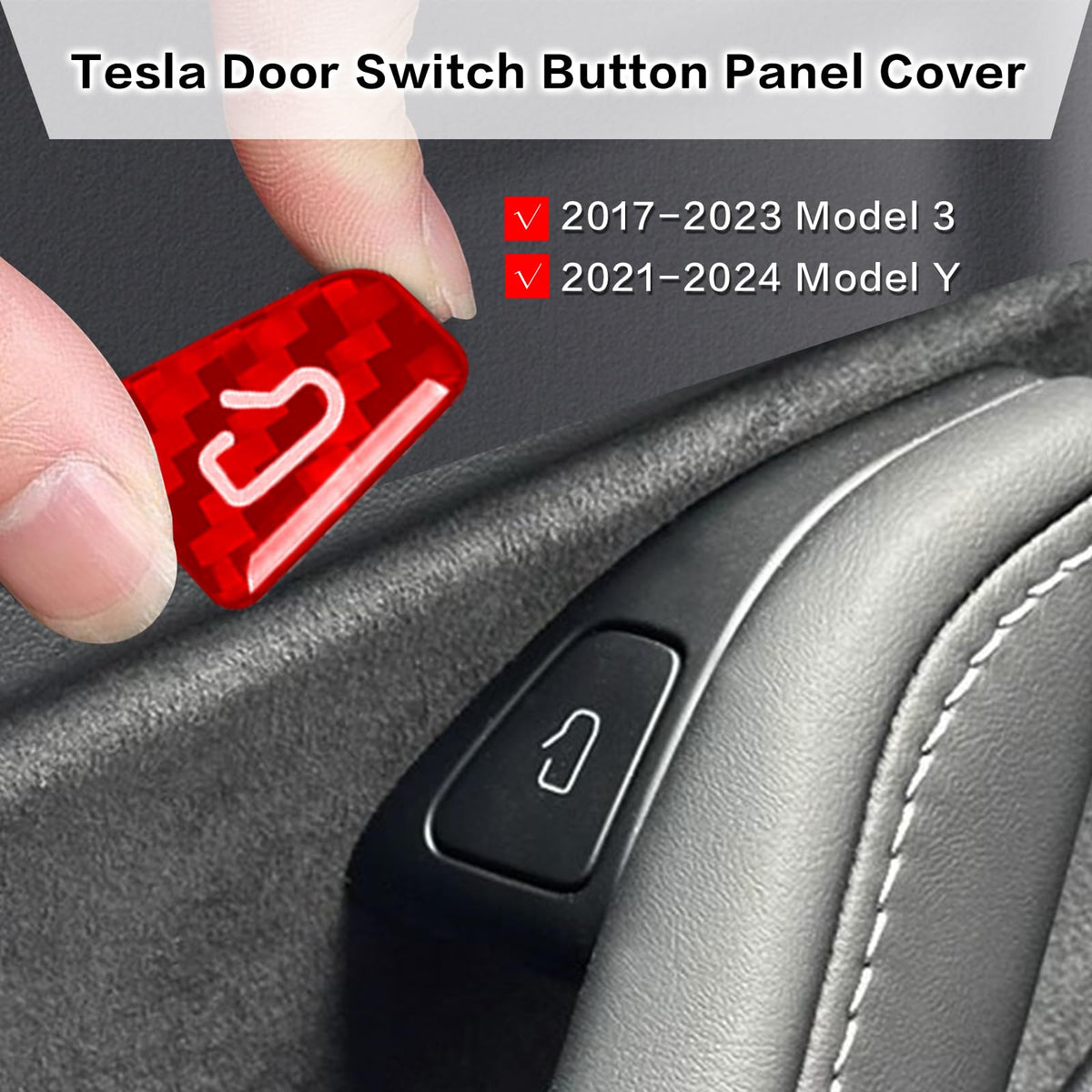SXunacou installed on Tesla door showing quick snap-on fit and preserved functions