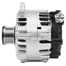 Sydasant alternator boxed with mounting hardware demonstrating ready-to-install convenience