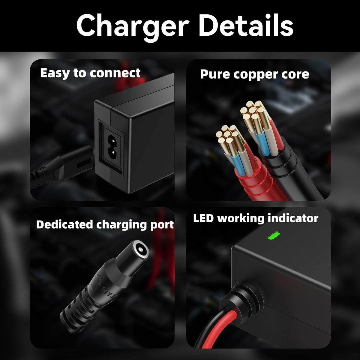 SYFLYH adapter connected to a NOCO GB70 demonstrating reliable charging