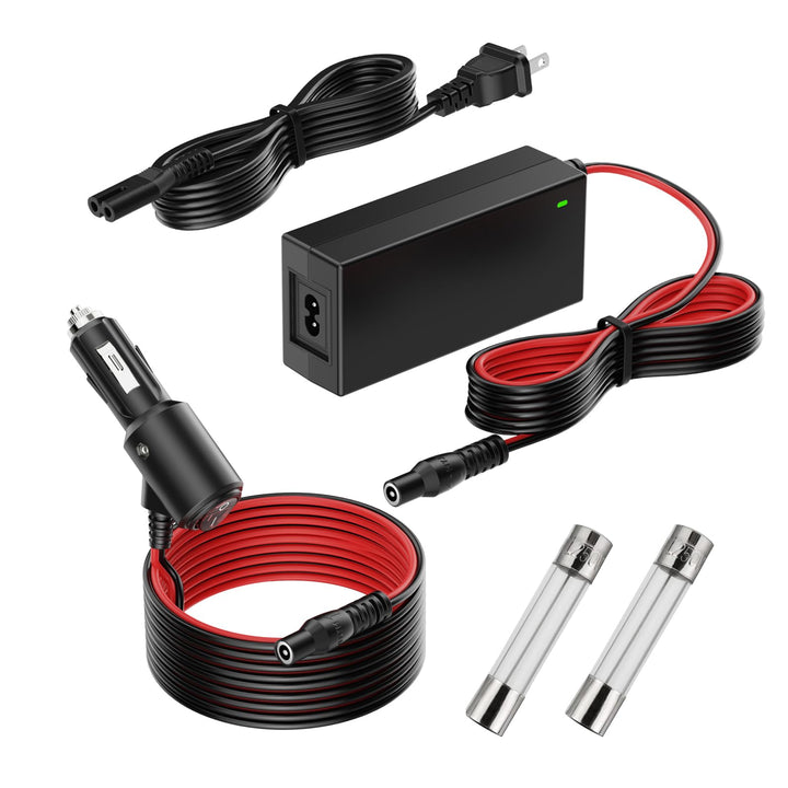 SYFLYH adapter front view showing compact design and safe charging