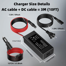 SYFLYH adapter charging a NOCO GB70 showing convenient in-use reliability