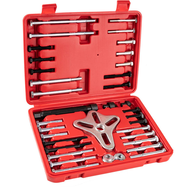 syizyen front packaging showing full 46PCS kit and organized case for quick access