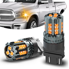 SYJIIP 3157 front packaging showing two LED bulbs and model info for easy selection