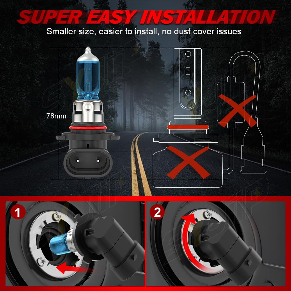 SYJIIP labeled sockets 9005 and H11 showing compatibility with Forester
