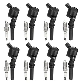SYKRSS front packaging showing full 8-coil 8-plug kit and easy install benefit