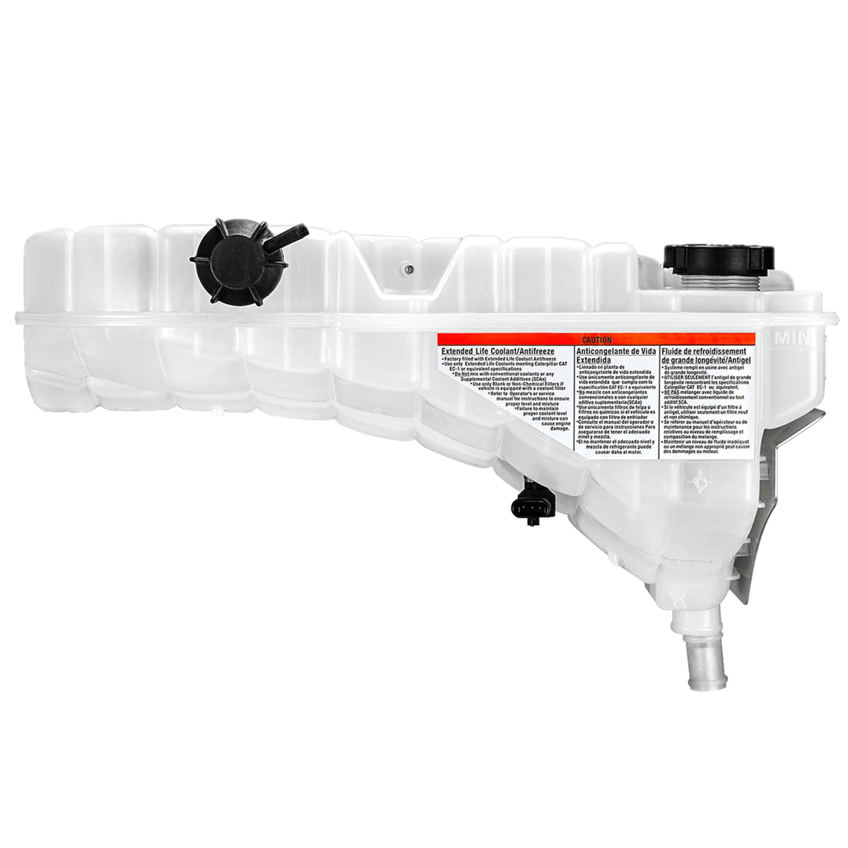 SYKRSS front view of coolant reservoir showing OE-fit and durable finish