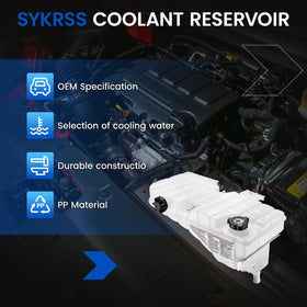 SYKRSS reservoir installed in Kenworth engine bay demonstrating fitment