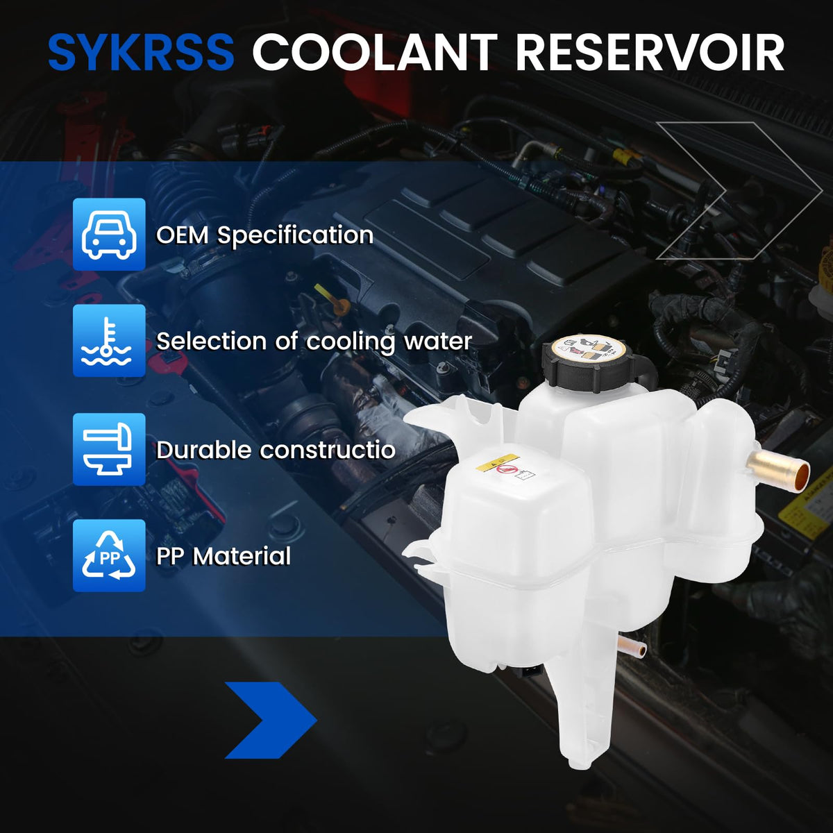 SYKRSS installed in engine bay demonstrating straightforward replacement