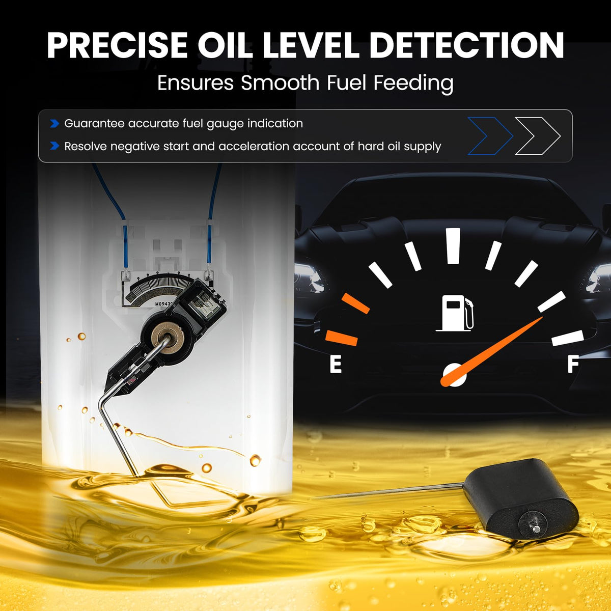 SYKRSS installed view inside fuel tank demonstrating correct fit and function