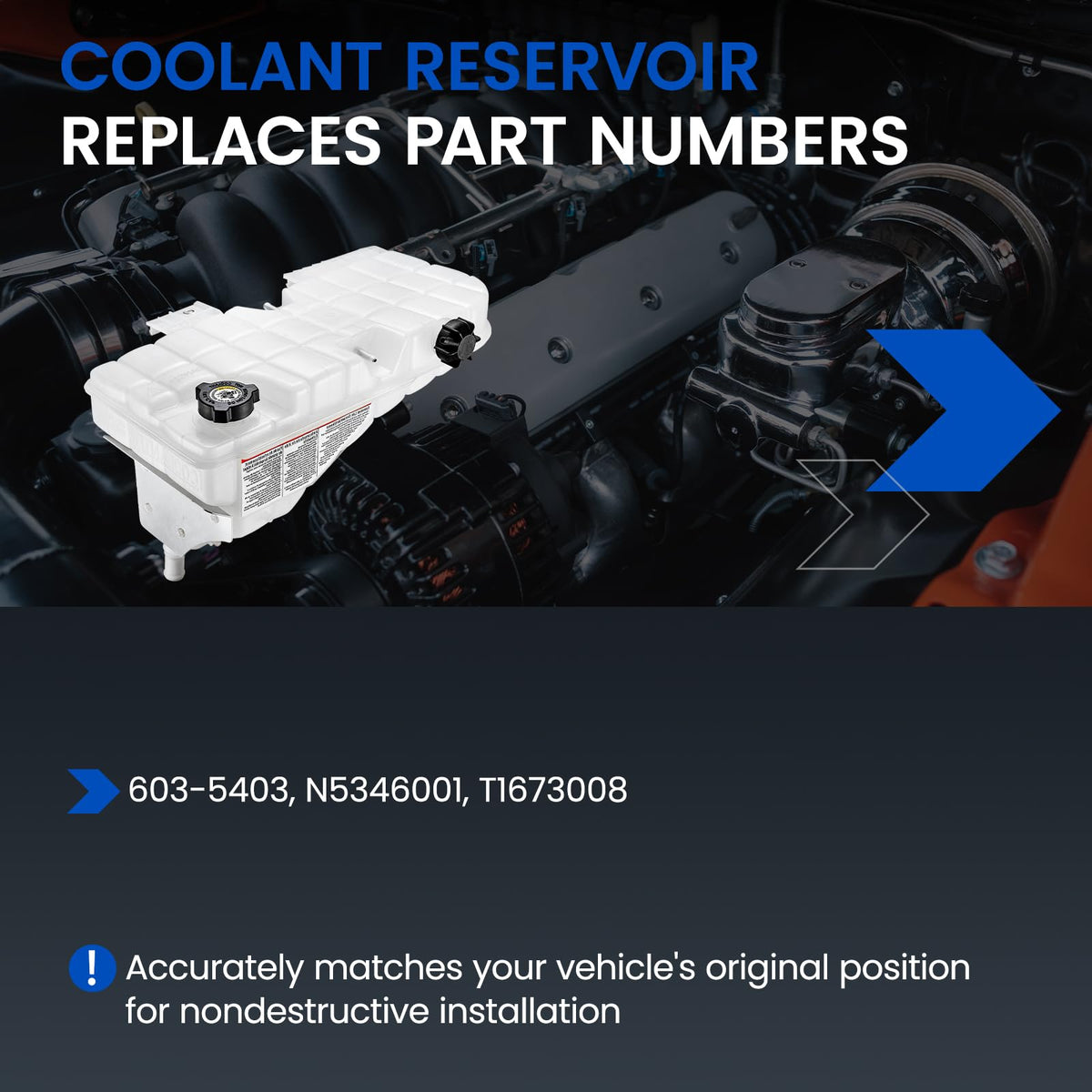 SYKRSS translucent tank body showing visible coolant level for quick checks