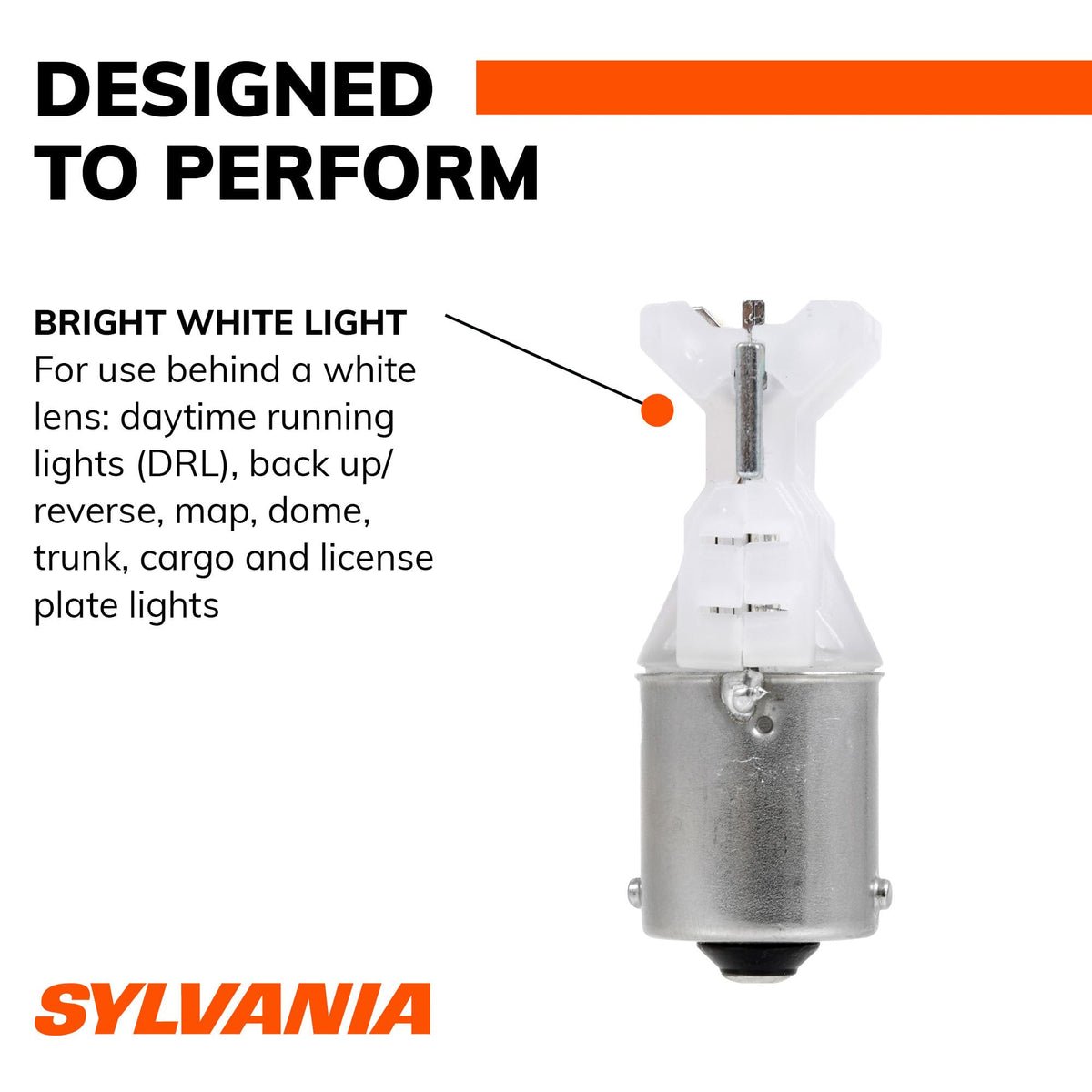 SYLVANIA 1156 next to a coin for size comparison and simple fit confirmation