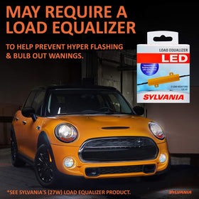 SYLVANIA retail packaging and label for ZEVO 3157 pair with warranty branding visible