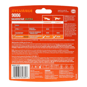 SYLVANIA 9006 side profile showing bulb fit and easy installation