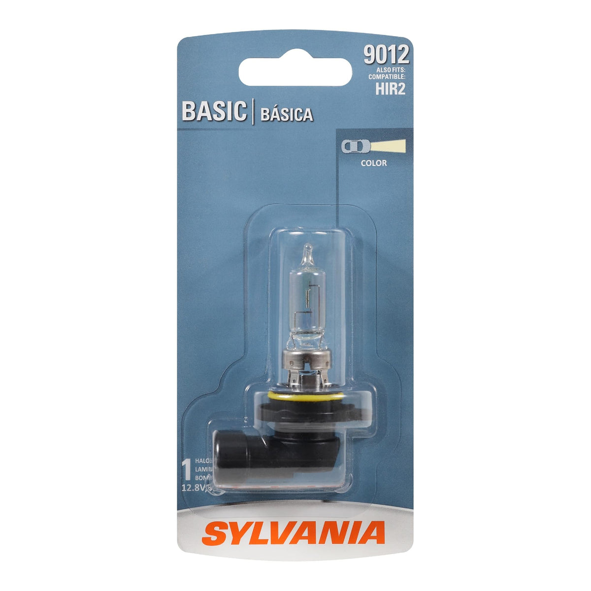 SYLVANIA 9012 front packaging showing product and brand benefits