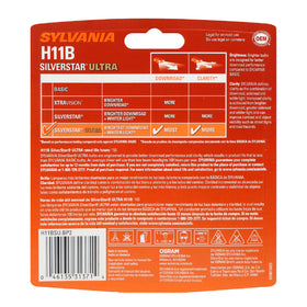 SYLVANIA close-up of bulb glass and base highlighting fit and finish for easy install