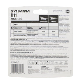 SYLVANIA H11 XtraVision close-up filament detail demonstrating durability