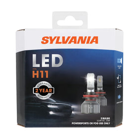 SYLVANIA H11 LED front packaging showing product clarity and quick identification