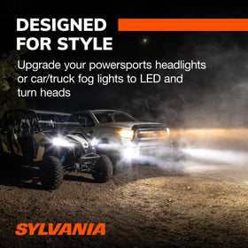 SYLVANIA H11 packaging and contents showing included bulbs and documentation
