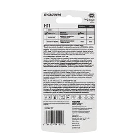 SYLVANIA H11 XtraVision filament close-up highlighting durable construction